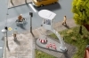 Traffic tower with accessories